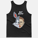 Bad Bunny / Bugs Art ADULT SIZES [Funny Latin Music T-shirt or Tank Top]-Tank Top (men's cut)-Black-Small-Over The Boardwalk Shirts