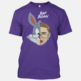 Bad Bunny / Bugs Art ADULT SIZES [Funny Latin Music T-shirt or Tank Top]-T-Shirt-Purple-Small-Over The Boardwalk Shirts