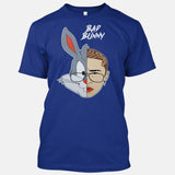 Bad Bunny / Bugs Art ADULT SIZES [Funny Latin Music T-shirt or Tank Top]-T-Shirt-Royal Blue-Small-Over The Boardwalk Shirts
