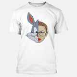 Bad Bunny / Bugs Art ADULT SIZES [Funny Latin Music T-shirt or Tank Top]-T-Shirt-White-Small-Over The Boardwalk Shirts