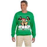 Home Malone / Home Alone |  Post Malone Parody | Ugly Christmas Sweater [Unisex Crewneck Sweatshirt]
