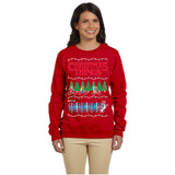 Stranger Christmas Things | TV Show | Ugly Christmas Sweater [Unisex Crewneck Sweatshirt]-Over The Boardwalk Shirts