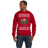 Ain't Nothin But A Christmas Party | Tupac 2Pac | Ugly Christmas Sweater [Unisex Crewneck Sweatshirt]-Over The Boardwalk Shirts