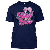 Bad to the Bow - Cheer | Cheerleading | Cheerleader [T-shirt]-Over The Boardwalk Shirts