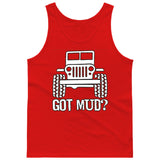 Got Mud? Off Road 4x4 Jeep Fans [T-shirt /Tank Top]-Tees & Tanks-Red Tank Top (men)-Small-Over The Boardwalk Shirts