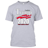 President Trump 2020 Keep America Great -MAGA Elections Politics [T-shirt/Tank Top]-T-Shirt-Heather Grey-Small-Over The Boardwalk Shirts
