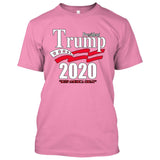 President Trump 2020 Keep America Great -MAGA Elections Politics [T-shirt/Tank Top]-T-Shirt-Pink-Small-Over The Boardwalk Shirts