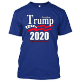 President Trump 2020 Keep America Great -MAGA Elections Politics [T-shirt/Tank Top]-T-Shirt-Royal Blue-Small-Over The Boardwalk Shirts