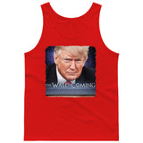 The Wall is Coming - President Trump GoT Parody [Politics T-shirt/Tank Top]-Tank Top (men's)-Red-Small-Over The Boardwalk Shirts