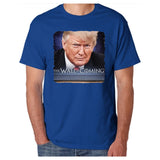 The Wall is Coming - President Trump GoT Parody [Politics T-shirt/Tank Top]-T-Shirt-Royal Blue-Small-Over The Boardwalk Shirts
