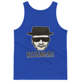 TV Heisenberg Walt White Sketch Art Sunglasses & Hat [T-Shirt / Tank Top]-Tees & Tanks-Royal Blue Tank Top (men)-Small-Over The Boardwalk Shirts