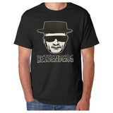 TV Heisenberg Walt White Sketch Art Sunglasses & Hat [T-Shirt / Tank Top]-Tees & Tanks-Black Tshirt-Small-Over The Boardwalk Shirts