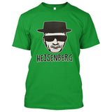 TV Heisenberg Walt White Sketch Art Sunglasses & Hat [T-Shirt / Tank Top]-Tees & Tanks-Kelly Green Tshirt-Small-Over The Boardwalk Shirts