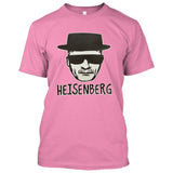 TV Heisenberg Walt White Sketch Art Sunglasses & Hat [T-Shirt / Tank Top]-Tees & Tanks-Pink Tshirt-Small-Over The Boardwalk Shirts