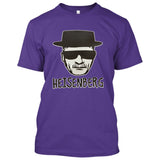 TV Heisenberg Walt White Sketch Art Sunglasses & Hat [T-Shirt / Tank Top]-Tees & Tanks-Purple Tshirt-Small-Over The Boardwalk Shirts
