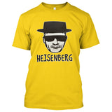 TV Heisenberg Walt White Sketch Art Sunglasses & Hat [T-Shirt / Tank Top]-Tees & Tanks-Yellow Tshirt-Small-Over The Boardwalk Shirts