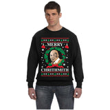 Merry Chrithmith | Mike Tyson | Ugly Christmas Sweater [Unisex Crewneck Sweatshirt]-Over The Boardwalk Shirts