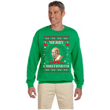 Merry Chrithmith | Mike Tyson | Ugly Christmas Sweater [Unisex Crewneck Sweatshirt]-Over The Boardwalk Shirts