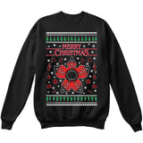 Stranger Things Demogorgon | TV Show | Ugly Christmas Sweater [Unisex Crewneck Sweatshirt]-Crewneck Sweater (Unisex)-Black-Small-Over The Boardwalk Shirts