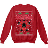 Stranger Things Demogorgon | TV Show | Ugly Christmas Sweater [Unisex Crewneck Sweatshirt]-Crewneck Sweater (Unisex)-Red-Small-Over The Boardwalk Shirts