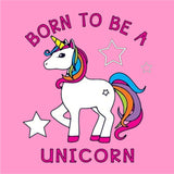 Born to be a Unicorn **Youth Sizes** [T-shirt] Kids/Children/Girls Sizes-Over The Boardwalk Shirts