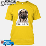 Pug Life [T-shirt/Tank Top]-T-Shirt-Yellow-Small-Over The Boardwalk Shirts