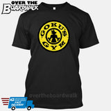 GOKU'S GYM DBZ Gold's Logo Funny Parody [T-shirt/Tank Top]-T-Shirt-Black-Small-Over The Boardwalk Shirts