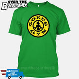 GOKU'S GYM DBZ Gold's Logo Funny Parody [T-shirt/Tank Top]-T-Shirt-Kelly Green-Small-Over The Boardwalk Shirts