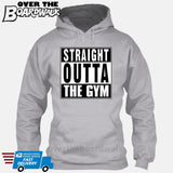Straight Outta the Gym [T-shirt/Hoodie/Tank Top]-Hoodie-Heather Grey-Over The Boardwalk Shirts