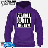 Straight Outta the Gym [T-shirt/Hoodie/Tank Top]-Hoodie-Purple-Over The Boardwalk Shirts