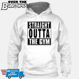 Straight Outta the Gym [T-shirt/Hoodie/Tank Top]-Hoodie-White-Over The Boardwalk Shirts