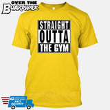 Straight Outta the Gym [T-shirt/Hoodie/Tank Top]-T-Shirt-Yellow-Over The Boardwalk Shirts