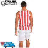Men's Tank Top - USA Flag U.S Flag Pattern - July 4th-Over The Boardwalk Shirts