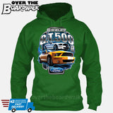 SHELBY GT500 Mustang - FORD LICENSED [T-shirt/Hoodie/Tank Top]-Hoodie-Kelly Green-Over The Boardwalk Shirts