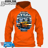 SHELBY GT500 Mustang - FORD LICENSED [T-shirt/Hoodie/Tank Top]-Hoodie-Orange-Over The Boardwalk Shirts