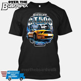 SHELBY GT500 Mustang - FORD LICENSED [T-shirt/Hoodie/Tank Top]-T-Shirt-Black-Over The Boardwalk Shirts