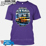 SHELBY GT500 Mustang - FORD LICENSED [T-shirt/Hoodie/Tank Top]-T-Shirt-Purple-Over The Boardwalk Shirts