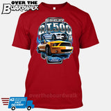 SHELBY GT500 Mustang - FORD LICENSED [T-shirt/Hoodie/Tank Top]-T-Shirt-Red-Over The Boardwalk Shirts