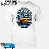 SHELBY GT500 Mustang - FORD LICENSED [T-shirt/Hoodie/Tank Top]-T-Shirt-White-Over The Boardwalk Shirts
