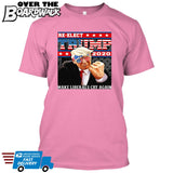 Re-Elect Trump 2020 Make Liberals Cry Again - Reelect MAGA Elections Politics USA GOP Republican [T-shirt]-T-Shirt-Pink-Small-Over The Boardwalk Shirts