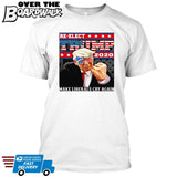 Re-Elect Trump 2020 Make Liberals Cry Again - Reelect MAGA Elections Politics USA GOP Republican [T-shirt]-T-Shirt-White-Small-Over The Boardwalk Shirts