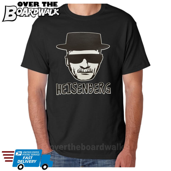 TV Heisenberg Walt White Sketch Art Sunglasses & Hat [T-Shirt / Tank Top]-Over The Boardwalk Shirts