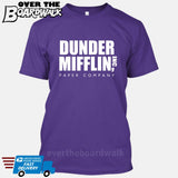 Dunder Mifflin Paper Company Logo Funny TV Joke [T-shirt/Tank Top]-T-Shirt-Purple-Small-Over The Boardwalk Shirts