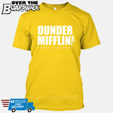 Dunder Mifflin Paper Company Logo Funny TV Joke [T-shirt/Tank Top]-T-Shirt-Yellow-Small-Over The Boardwalk Shirts